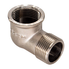 Угол CTM 1 1/4 ВР(г) х 1 1/4 НР(ш) латунный - фото 3