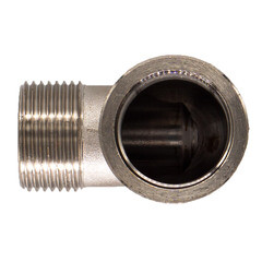 Угол CTM 1 1/4 ВР(г) х 1 1/4 НР(ш) латунный - фото 2