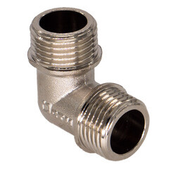 Угол с ограничителем CTM 1/2 НР(ш) х 1/2 НР(ш) латунный - фото 3