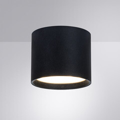 Светильник потолочный Arte Lamp Intercrus GX53 15 Вт 2 кв.м черный IP44 (A5548PL-1BK) - фото 2