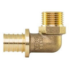 Уголок Ondo 20 мм х 1/2 НР(ш) латунь (OXLM2012) - фото 5