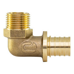 Уголок Ondo 20 мм х 1/2 НР(ш) латунь (OXLM2012) - фото 4