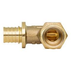 Уголок Ondo 16 мм х 1/2 НР(ш) латунь (OXLM1612) - фото 2