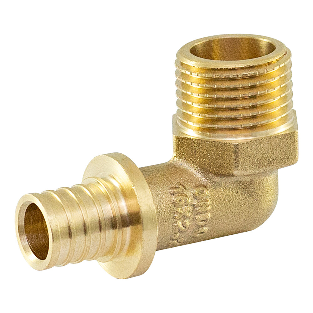 Изображение товара Уголок аксиальный Ondo 16 мм х 1/2 НР латунный OXLM1612