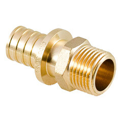 Соединитель прямой Ondo 20 мм х 1/2 НР(ш) латунь (OXM02012) - фото 4