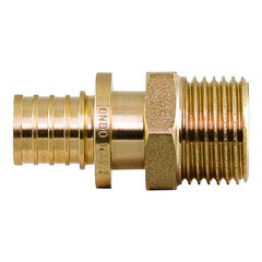 Соединитель прямой Ondo 16 мм х 1/2 НР(ш) латунь (OXM01612) - фото 4
