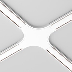 Коннектор для магнитного шинопровода X-образный Maytoni Technical Radity белый (TRA084CX-11W) - фото 2