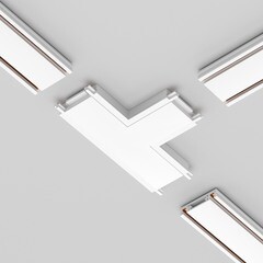 Коннектор для магнитного шинопровода T-образный Maytoni Technical Radity белый (TRA084CT-11W) - фото 2