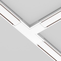 Коннектор для магнитного шинопровода T-образный Maytoni Technical Radity белый (TRA084CT-11W) - фото 3