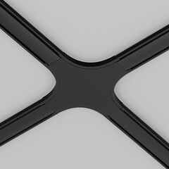 Коннектор для магнитного шинопровода X-образный Maytoni Technical Radity черный (TRA084CX-11B) - фото 2