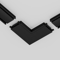 Коннектор для магнитного шинопровода L-образный Maytoni Technical Radity черный (TRA084CL-11B) - фото 3