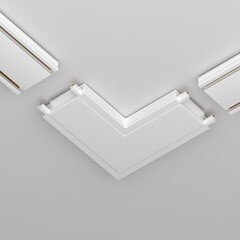 Коннектор для магнитного шинопровода L-образный Maytoni Technical Radity белый (TRA084CL-11W) - фото 3