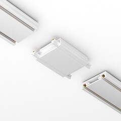 Коннектор для магнитного шинопровода прямой Maytoni Technical Radity белый (TRA084C-11W) - фото 3