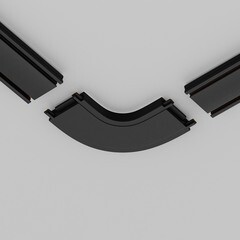 Коннектор для магнитного шинопровода L-образный Maytoni Technical Radity черный (TRA084CR-11B) - фото 3