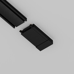 Ввод питания для магнитного шинопровода Maytoni Technical Radity черный (TRA084B-11B) - фото 3