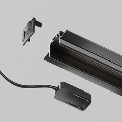 Ввод питания для магнитного шинопровода Maytoni Technical Radity черный (TRA084B-12B-50) - фото 3