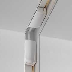 Коннектор для магнитного шинопровода L-образный Maytoni Technical Radity белый (TRA084CT-12W) - фото 2