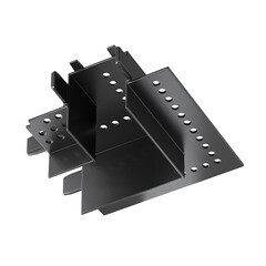 Коннектор для магнитного шинопровода L-образный Maytoni Technical Radity черный (TRA084CL-12B) - фото 1