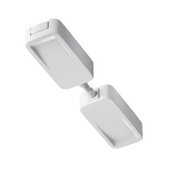 Коннектор для магнитного шинопровода прямой Maytoni Technical Radity белый (TRA084C-W-12) - фото 1