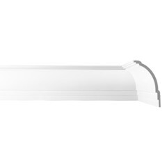 Плинтус потолочный из экополимера ударопрочный 120х70х2000 мм Bello Deco XPS К18 - фото 4