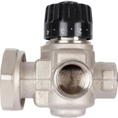 Насосно-смесительный узел Stout для теплого пола с термостатическим клапаном без насоса (SDG-0120-001000) - фото 5