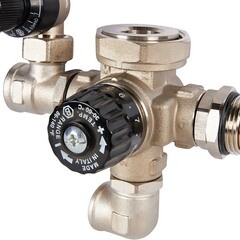 Насосно-смесительный узел Stout для теплого пола с термостатическим клапаном без насоса (SDG-0120-002000) - фото 6