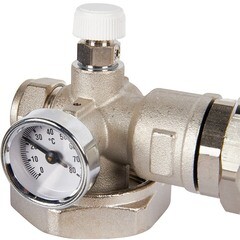 Насосно-смесительный узел Stout для теплого пола с термостатическим клапаном без насоса (SDG-0120-002000) - фото 5