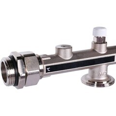 Насосно-смесительный узел Stout для теплого пола с термостатическим клапаном без насоса (SDG-0120-007000) - фото 4