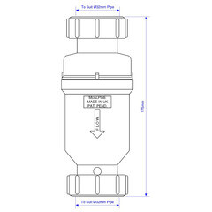Сифон для раковины McAlpine 1 1/4х32 мм без выпуска (MRNRV32C-PB) - фото 4