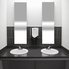 Сушилка для рук Ballu Typhoon высокоскоростная антивандальная 1010 Вт хром матовый (BAHD-1010) - фото 3