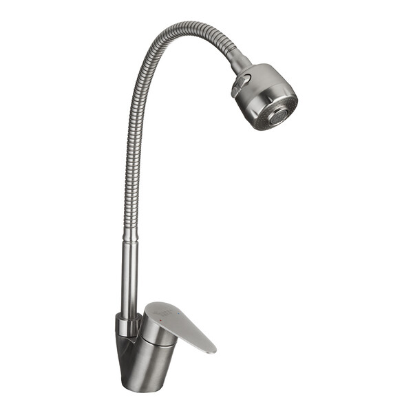 Смеситель для кухни Corsa Deco Light сталь с гибким изливом ...