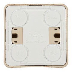 Выключатель Systeme Electric Этюд одноклавишный накладной сосна (BA10-001D) - фото 3