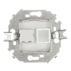 Розетка телефонная Simon 15 встраиваемая белая RJ11 (1591480-030) - фото 3