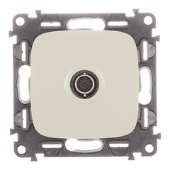 Розетка телевизионная Legrand Valena Allure встраиваемая слоновая кость (753851) - фото 1