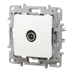 Розетка телевизионная Legrand Etika встраиваемая белая (672251) - фото 4