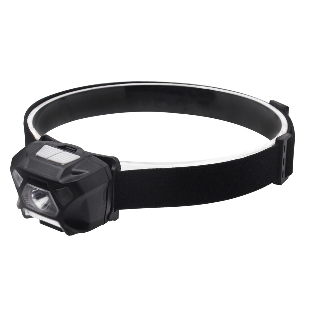 Изображение товара Фонарь налобный Ritter светодиодный 2 LED 3 Вт аккумуляторный Li-Pol 1200 мАч пластик 5 режима (56208 9)