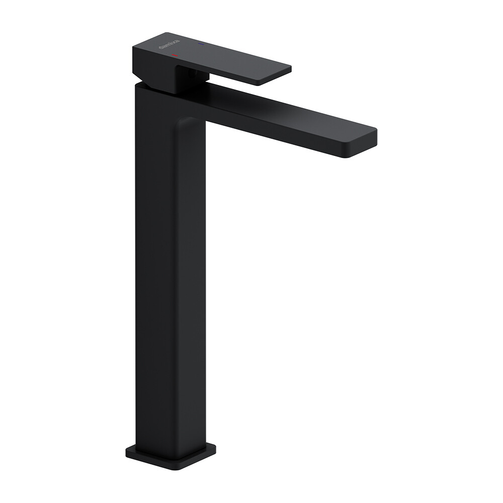 Смеситель для раковины высокий Damixa Gala однорычажный черный (530250300)