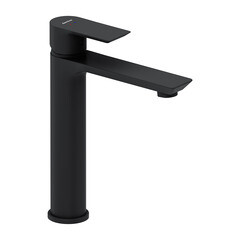 Смеситель для раковины высокий Damixa Apollo однорычажный черный (470250300)