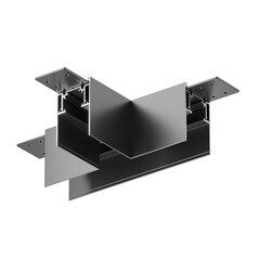 Коннектор для магнитного шинопровода Т-образный Maytoni Technical Gravity черный (TRA010CT-41B) - фото 1