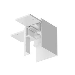 Коннектор для магнитного шинопровода L-образный Maytoni Technical Gravity белый (TRX010CL-21W) - фото 1