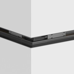 Коннектор для магнитного шинопровода L-образный Maytoni Technical Gravity черный (TRX010OCL-22B) - фото 3