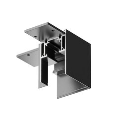 Коннектор для магнитного шинопровода L-образный Maytoni Technical Gravity черный (TRX010CL-21B) - фото 1