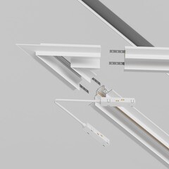 Коннектор для магнитного шинопровода L-образный Maytoni Technical Gravity белый (TRA010CLS-42W) - фото 3