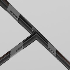 Коннектор для магнитного шинопровода Т-образный Maytoni Technical Exility черный (TRA034CT-42B) - фото 2