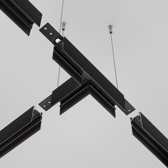 Коннектор для магнитного шинопровода Т-образный Maytoni Technical Exility черный (TRA034CT-41B) - фото 3