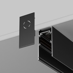 Заглушка для магнитного шинопровода Maytoni Technical Exility черная (TRA034EC-41B) - фото 3