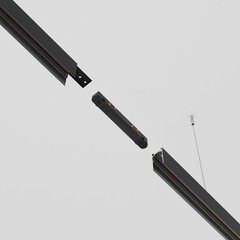 Коннектор для магнитного шинопровода прямой Maytoni Technical Exility черный (TRA034PC-42B) - фото 3