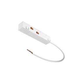 Изображение товара Ввод питания для магнитного шинопровода Maytoni Technical Exility белый (TRA034B-42W)