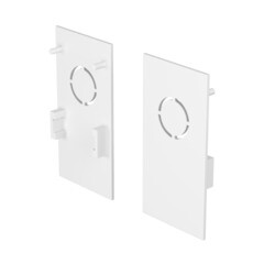 Изображение товара Заглушка для магнитного шинопровода Maytoni Technical Exility белая (TRA034EC-41W)