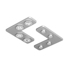Соединитель угловой для магнитного шинопровода Maytoni Technical Exility (TRA034CL-SC-42S)